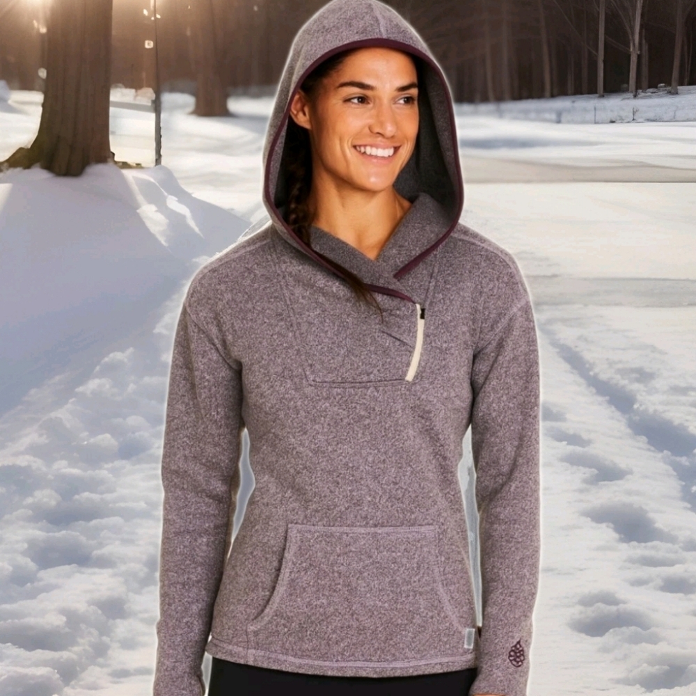 Stio Women's Purple Hoodie Sweatshirt